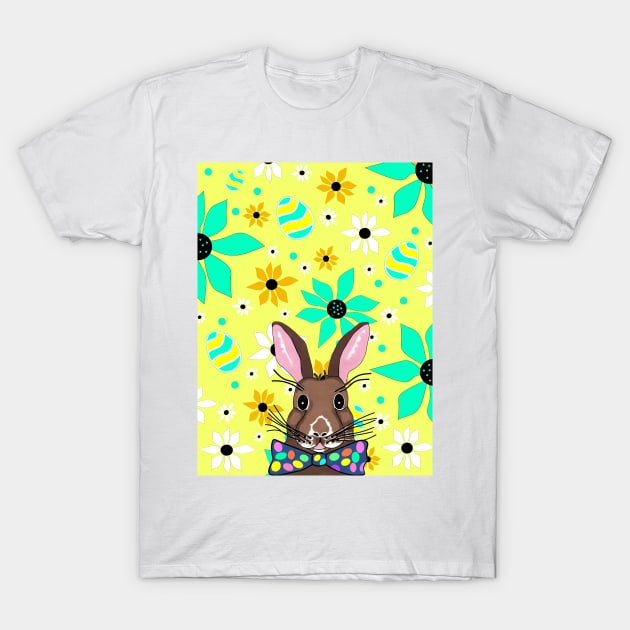 HAPPY Easter Bunny Rabbit - Easter Art T-Shirt by SartorisArt1